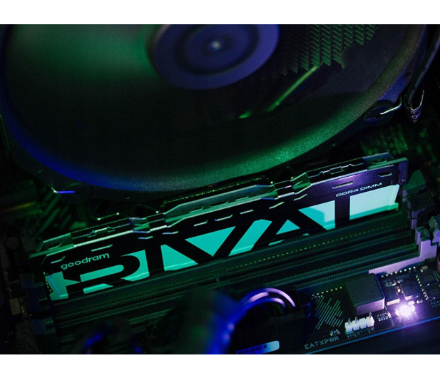 GOODRAM 16GB (1x16GB) 3200 CL16  Rival Radiant Green - 1539651 - zdjęcie 6